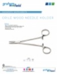 Product Sheet - Crile Wood Needle Holder